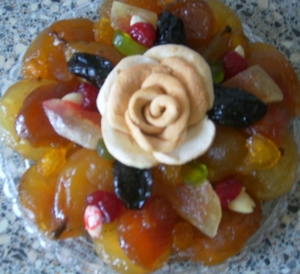gedroogd fruitschaal