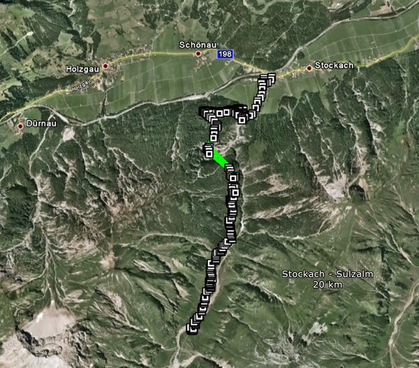 Wandeling Stockach - Sulzalm