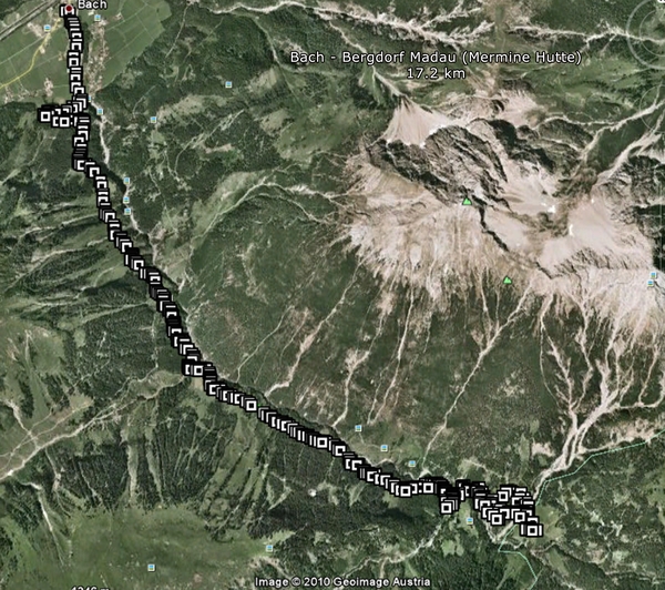 Wandeling Bach - Bergdorf Madau