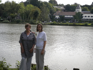 Jeannine en Joske aan Lac van Genval
