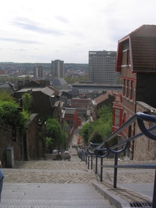 Luik _Montagne de Bueren, boven zicht 2