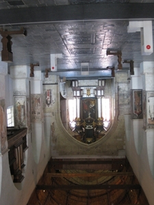 Sint-Truiden _Begijnhofkerk, interieur met fresco's