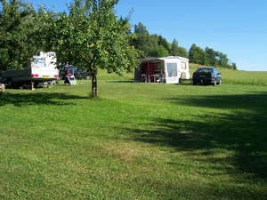 zicht op camping