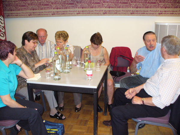 Tussenin werd er duchtig gediscusieerd