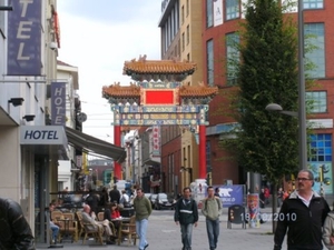 ingang van Chinese wijk