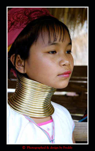 The Padaung longneck (Karen) hilltribe,