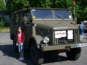 Tentoonstelling militaire voertuigen