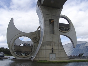 Falkirk Wheel - Hoe werkt die scheepslift?