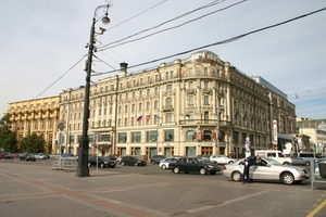 Moskou/1ste foto:Leningradlaan - op weg naar Kremlin