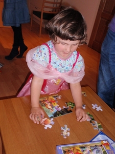 Eerst de puzzle afmaken,
