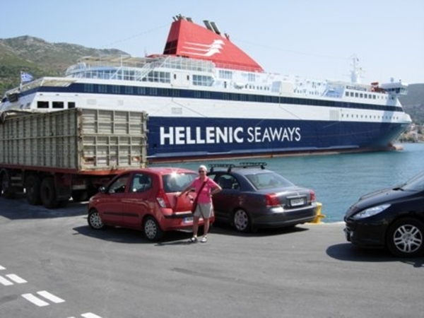 Overtoch naar Ikaria - Samos haven 1