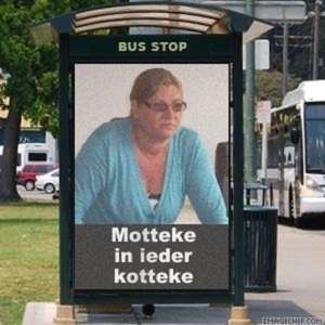 motteke in haar kotteke