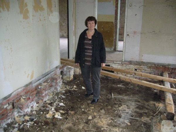 Ook zus kwam even een kijkje nemen.