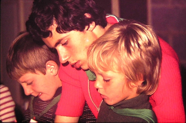 72-VP Bouwel kamp aug. - speelvogels met Guy De Mey