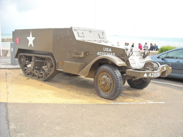 NORMANDIE2009115 M3 Halftrack in Arromanches