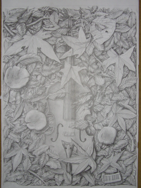 Studie voor aquarel