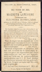 Bpr Lefevere Maurits 1883-1936 b