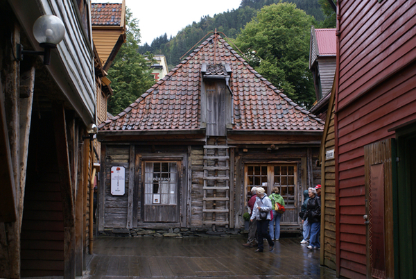 steegje in noorwegen