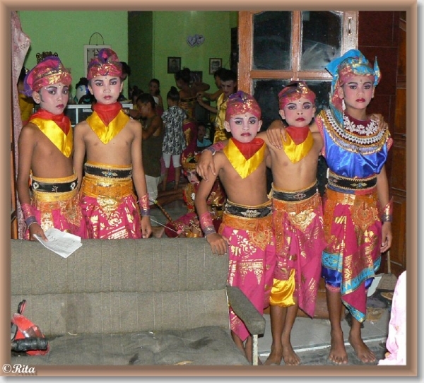 Dansen in Pura Pasupati