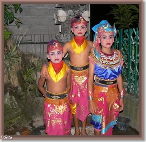 Dansen in Pura Pasupati