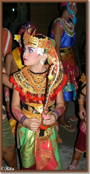 Dansen in Pura Pasupati