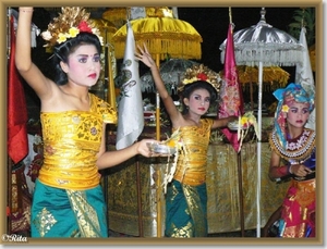 Dansen in Pura Pasupati