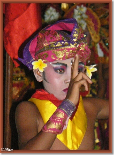 Dansen in Pura Pasupati