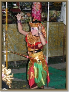 Dansen in Pura Pasupati