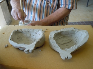 uithollen van volle vorm