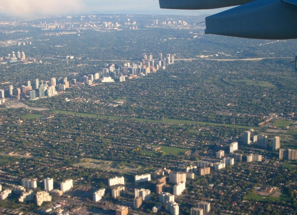 Landen in Toronto
