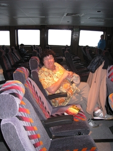 Een tochtje met de boot van 63 km