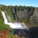 Zeer mooie regenboog : waterval bij Quebec