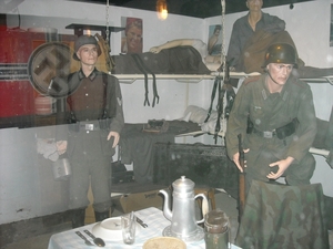 NORMANDIE2009065 Binnenzicht bunker  Batterij Merville