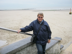 aan het strand van Blankenberge