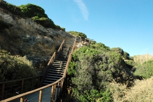 046 Albufeira  wandeling naar strand Coelho