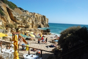 047 Albufeira  wandeling naar strand Coelho