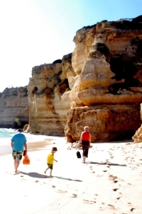 049 Albufeira  wandeling naar strand Coelho