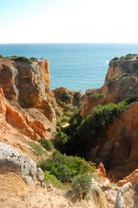 056 Albufeira  wandeling naar strand Coelho