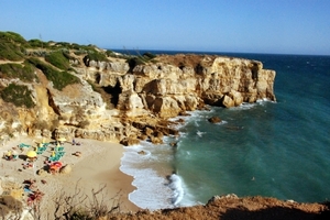 058 Albufeira  wandeling naar strand Coelho