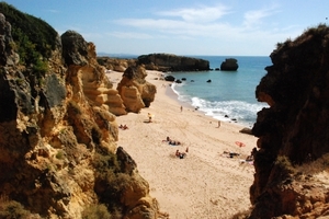 093 Albufeira  wandeling strand Saô Rafael