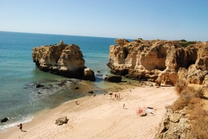 096 Albufeira  wandeling strand Saô Rafael