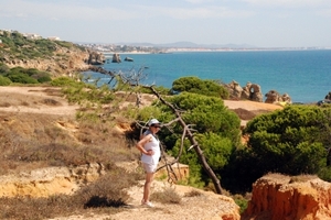 119 Albufeira  wandeling strand Saô Rafael