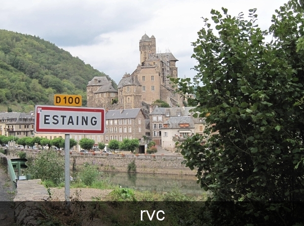 Estaing aan de Lot: overnachten na 34km