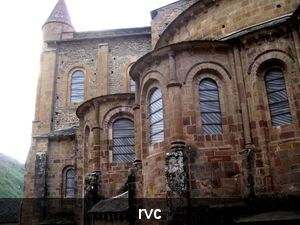 de romaanse kerk van Conques