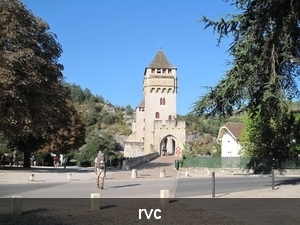 Cahors: de Pont Valentr uit 1308