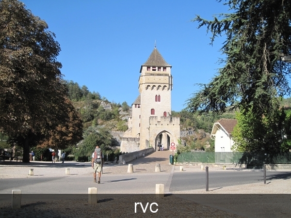 Cahors: de Pont Valentr uit 1308