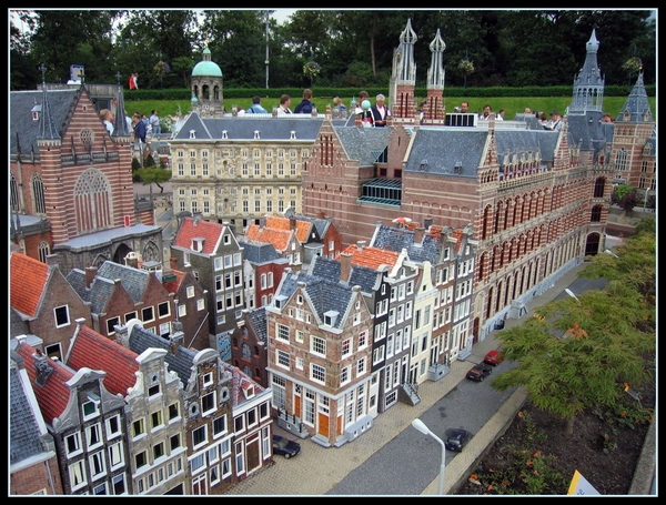 Miniatuur gebouwen Madurodam Holland