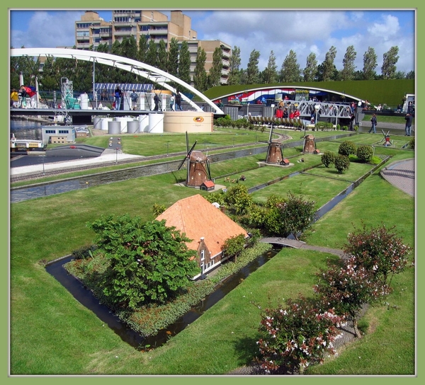 Miniatuur gebouwen Madurodam Holland