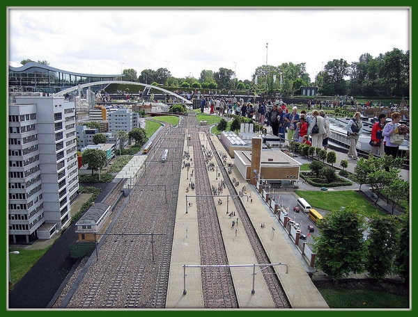 Miniatuur spoorweg Madurodam Holland