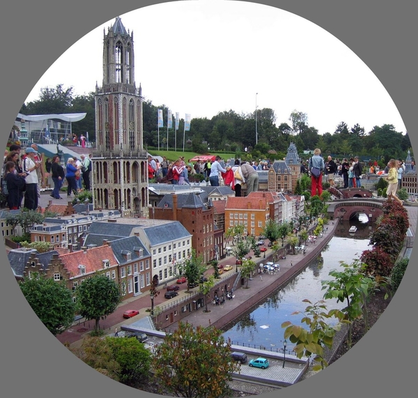 Miniatuur gebouwen Madurodam Holland